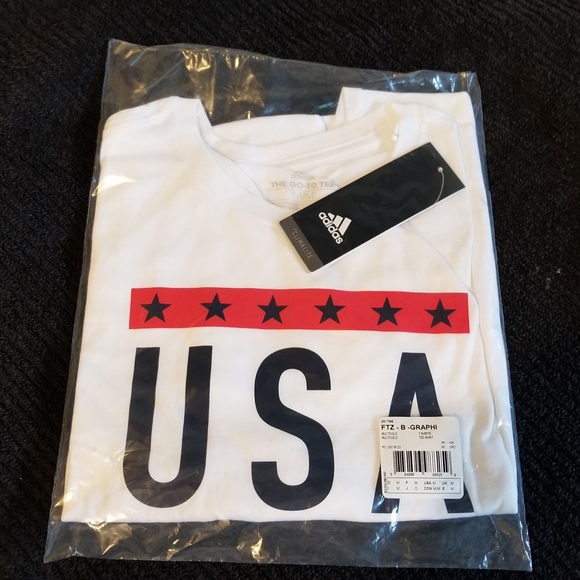Adidas Tops - Adidas The Go To Performance Tee Shirt New